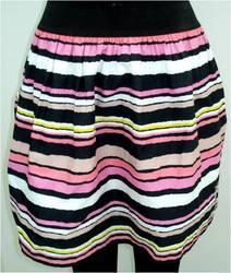 Stripe Elastic Skirts
