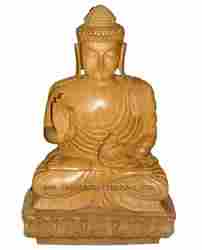 Wooden Carving Buddha Statue