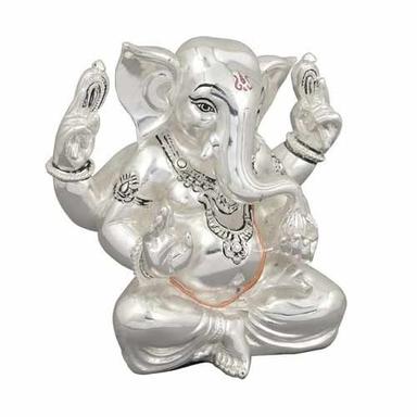 Silver Ganesh Ji Statue