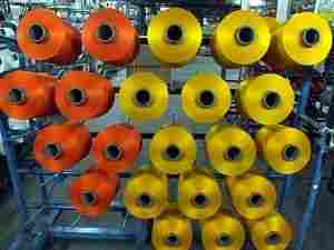 Orange Dope Dyed Nylon Yarn