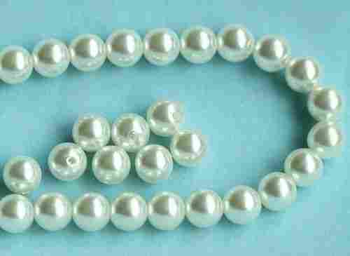 10mm Perforated Round Imitation Pearl