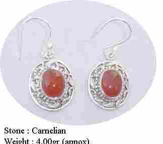 Carnelian Stone Earring