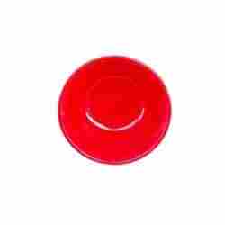 Round Red Plastic Bowl