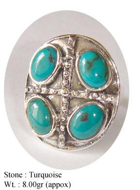 Turquoise Stone Designer Ring