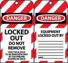 Customized Lock Out Tags