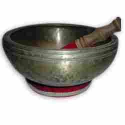 Extremely Rare Tibetan Singnig Bowl