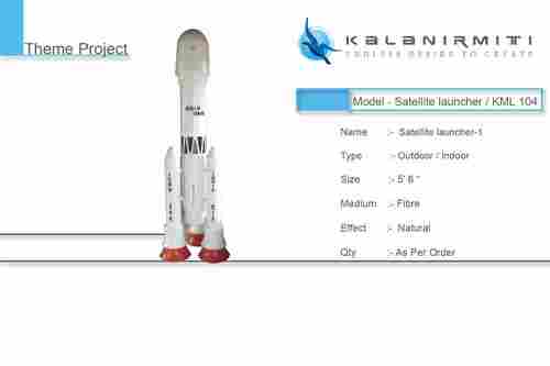 FRP Satellite Launcher Model