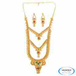One Gram Gold Plated Necklace Set