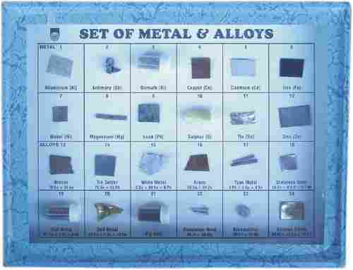 Set of 24 Metals And Alloys