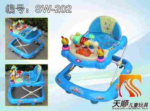 Cute Dog Style Baby Walker With Music