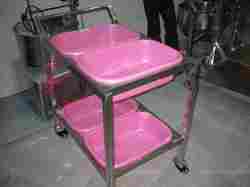 Durable Plate Collection Trolley