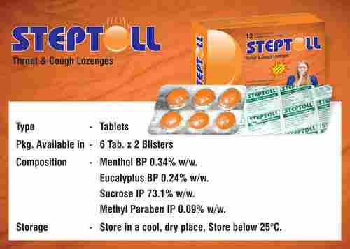 Steptoll - Cough Lozenges Tablets