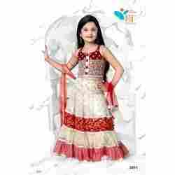 Printed Kids Choli Shararas