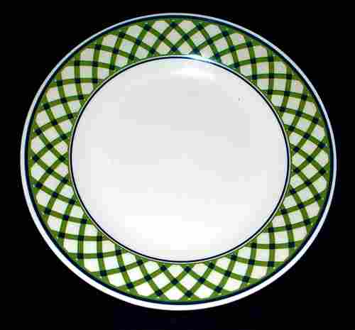 Melamine Striped Plates