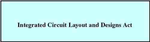 Integrated Circuit Layout And Designs Act