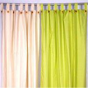 Cotton Tab Top Curtains