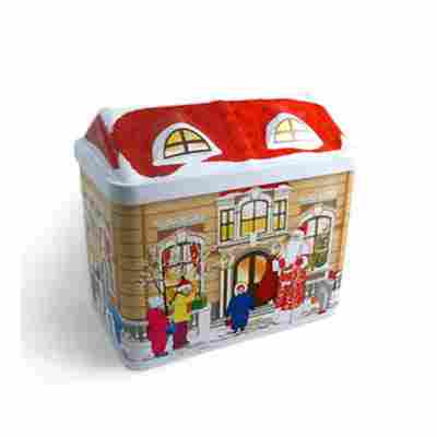 Decorating Christmas Cookie Tin Box