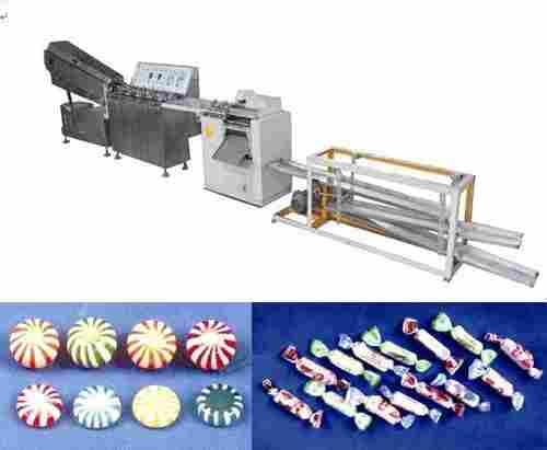 Mint Boll Candy Roll Cutting And Shaping Production Line