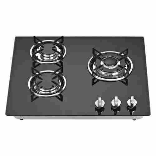 Glass Top Built-In Gas Stove With 3 Burners