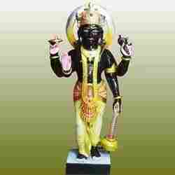 Black Marble Vishnu Statue