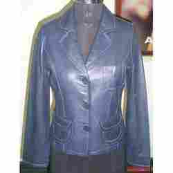 Ladies Leather Jacket Coat