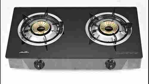 Glass Top Gas Stove With 2 Burners