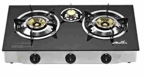 Tabletop Gas Stove With 3 Burners