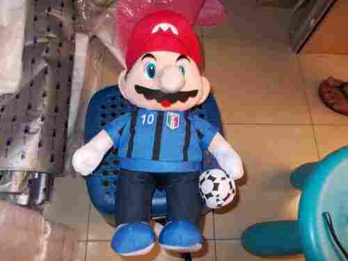 Mario In Football Attire Soft Toy