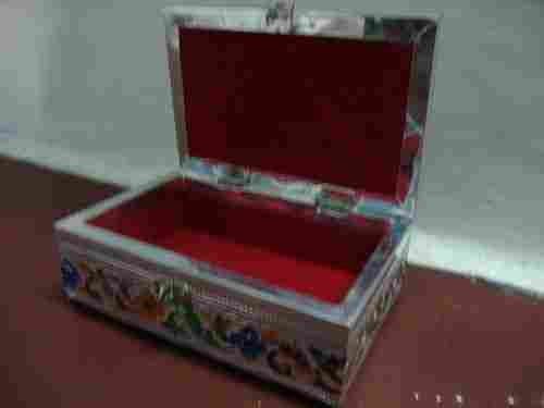 White Metal Jewellery Box
