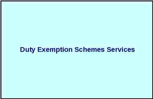 Duty Exemption Schemes Services