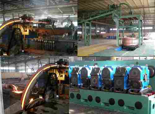 Copper Rod Continuous Casting And Rolling Line UL+Z-1800+255/12