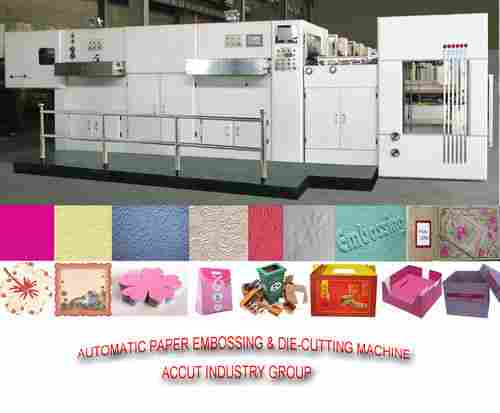 Paper Embossing And Die Cutting Machine