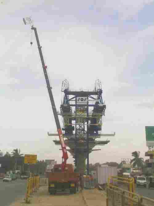 Truck Mounted Crane for Flyover Project