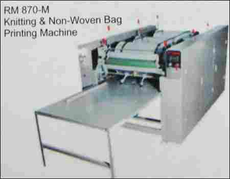 Knitting And Non-Woven Bag Printing Machine