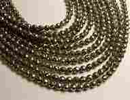 Pyrite Faceted Beads