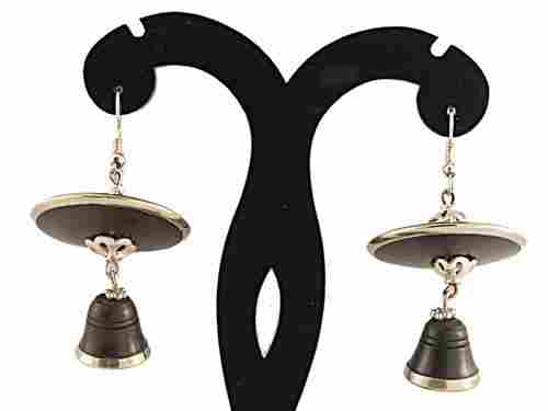 Wooden Bell Earrings