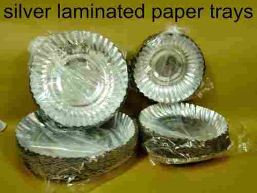 Silver Laminated Paper Trays