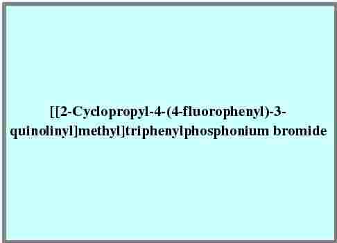 [[2-Cyclopropyl-4-(4-Fluorophenyl)-3-Quinolinyl]Methyl]Triphenylphosphonium Bromide