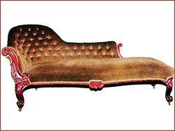 English Mid Victorian Chaise Lounge