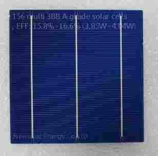 156 Multi 3BB A Grade Solar Cells EFF: 15.8%~16.6% (3.85W~4.04W)
