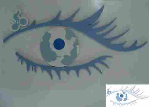 Eyes Shape Sticker FM-029