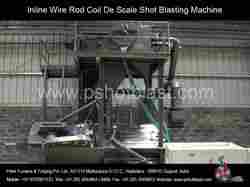 Inline Wire Rod Coil De Scale Shot Blasting Machine
