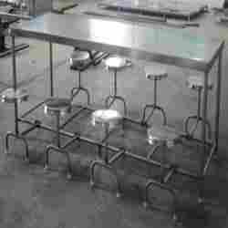 8 Seater Canteen Dining Table