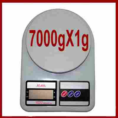 Portable Digital Kitchen Scales 7 Kg / 1gm- Sf - 400