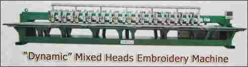 Mixed Heads Embroidery Machine
