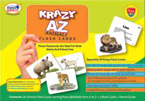 Krazy A To Z Animal Flash Cards