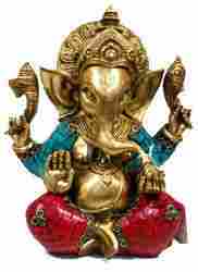 Ganesh Carved With Big Ears