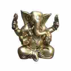 Ganesh Sitting 4 Hands Without Base