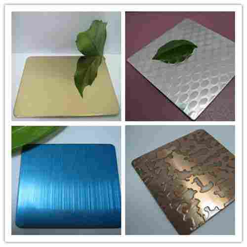 PVD Color Stainless Steel Sheet (mirror/hairline/no.4/etch/emboss)