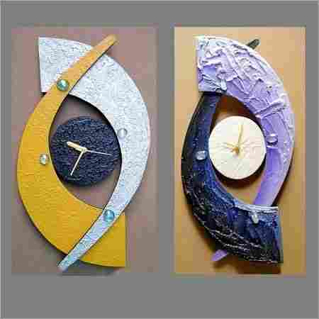 Handicraft Wooden Clock